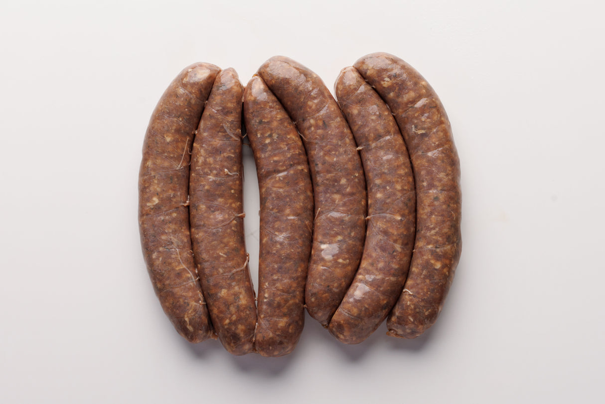 Beef, Onion & Rosemary Sausages