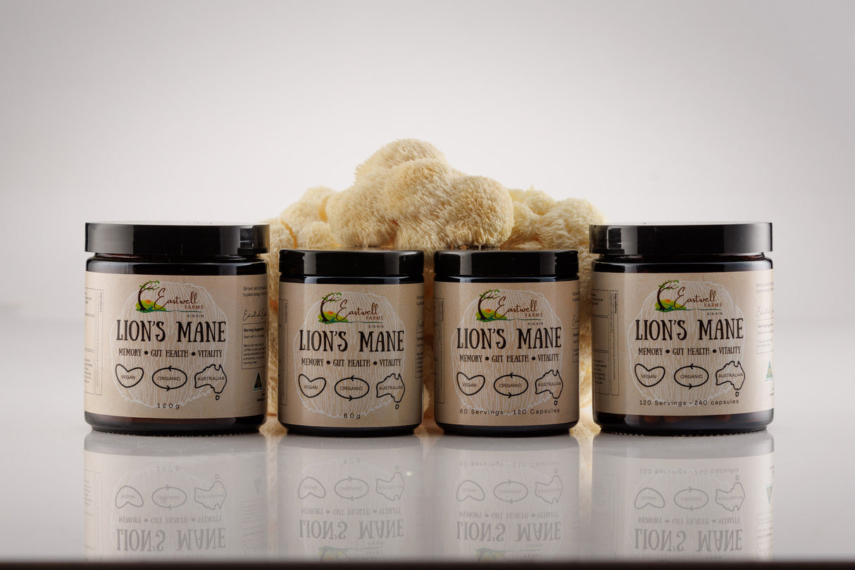 Australian Grown Lion's Mane Mushroom Powder